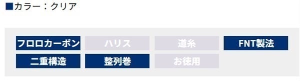 シーガー R18 フロロリミテッド